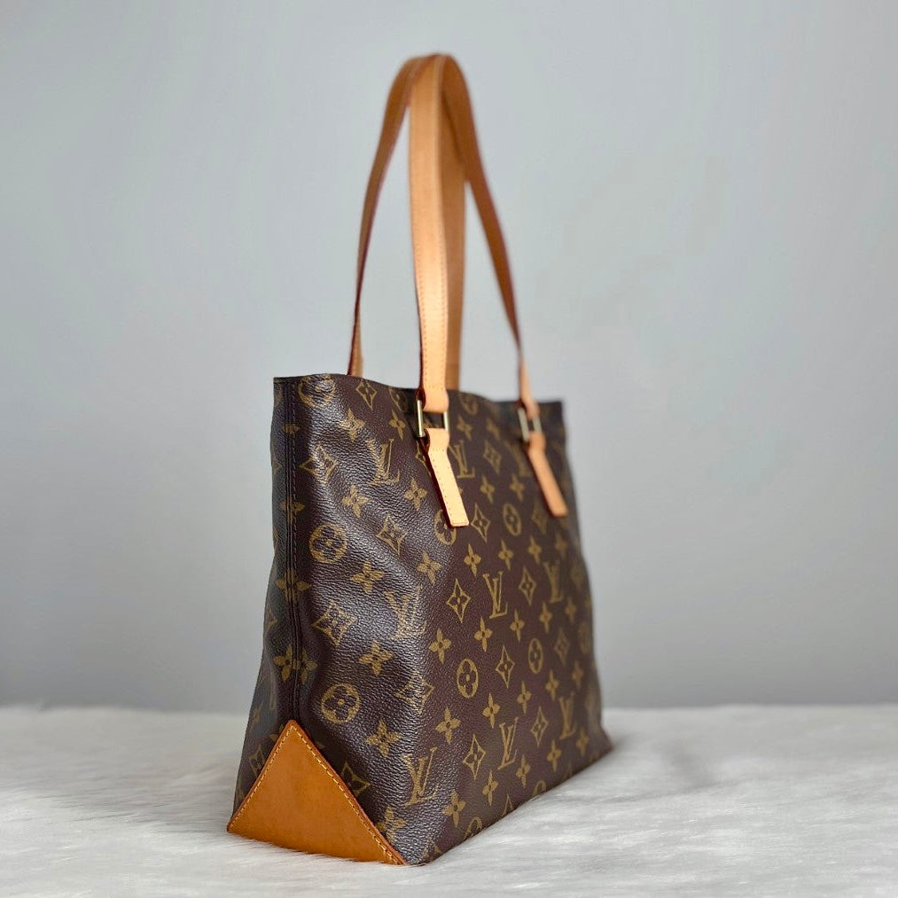 Louis Vuitton Signature Monogram Cabas Piano Shoulder Bag Excellent