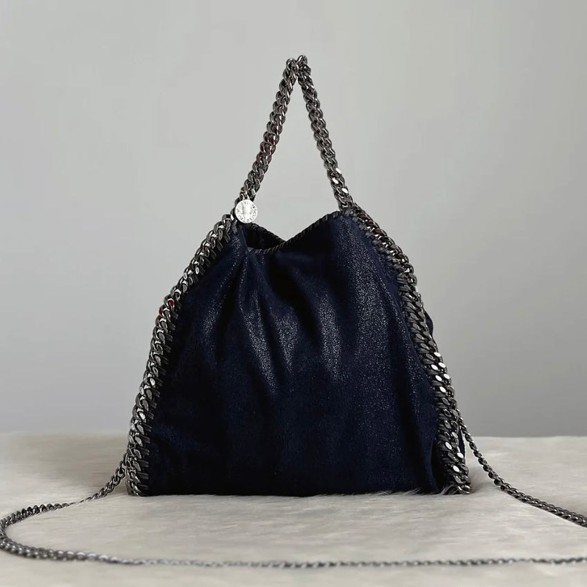 Stella Mccartney Navy Signature Falabella 2 Way Shoulder Bag Excellent