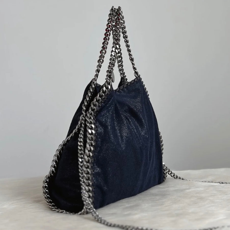 Stella Mccartney Navy Signature Falabella 2 Way Shoulder Bag Excellent