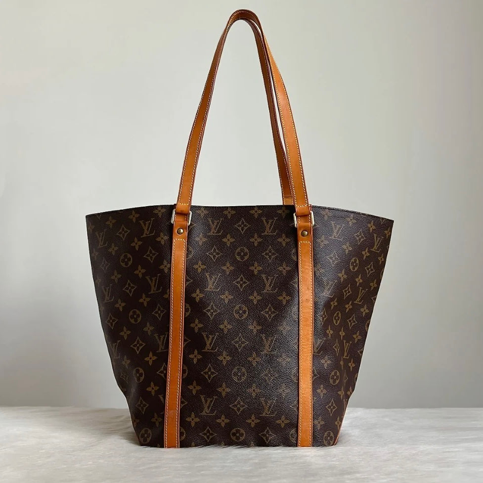 Louis Vuitton Signature Monogram Sac Shopping Large Shoulder Bag