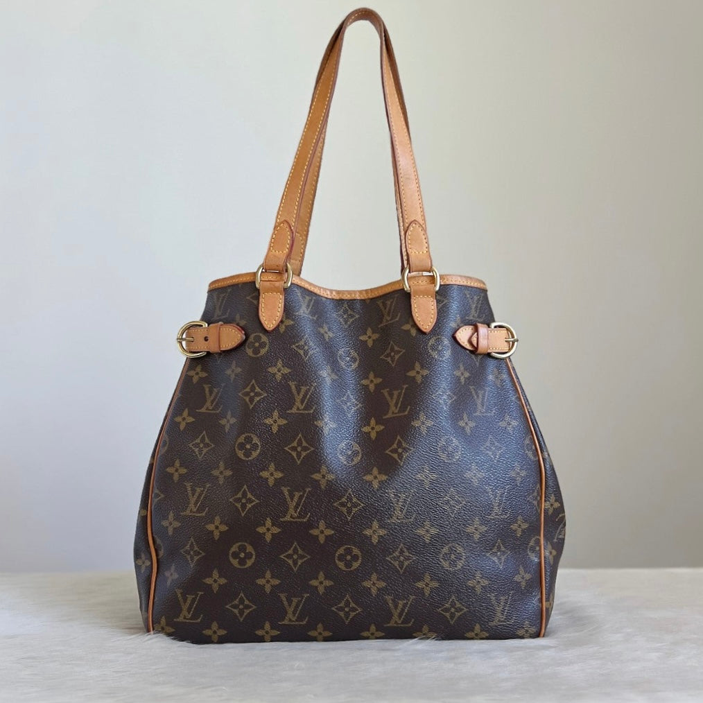 Louis Vuitton Signature Monogram Batignolles Vertical Shoulder Bag