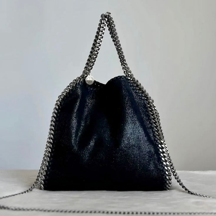 Stella Mccartney Black Signature Falabella 2 Way Shoulder Bag Excellent