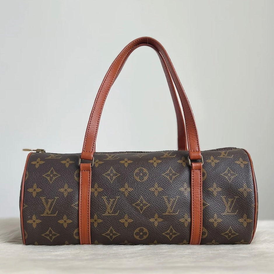 Louis Vuitton Signature Monogram Papillon 30 Tote Bag