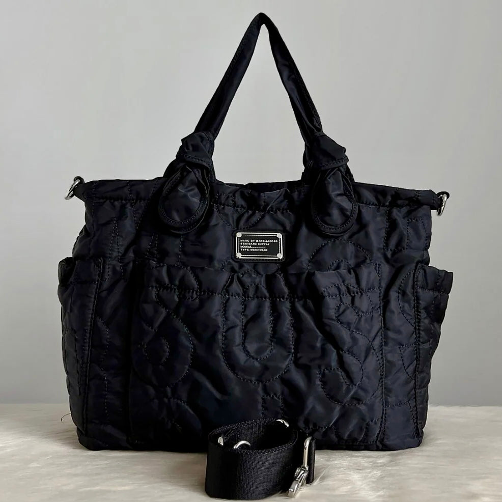 Marc Jacobs Black Large Weekend 2 Way Shoulder Bag Excellent