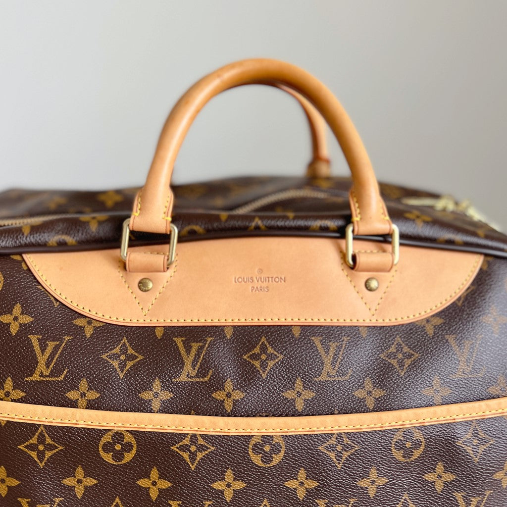 Louis Vuitton Classic Monogram Horizon Soft Duffle 50 Travel Bag Excellent