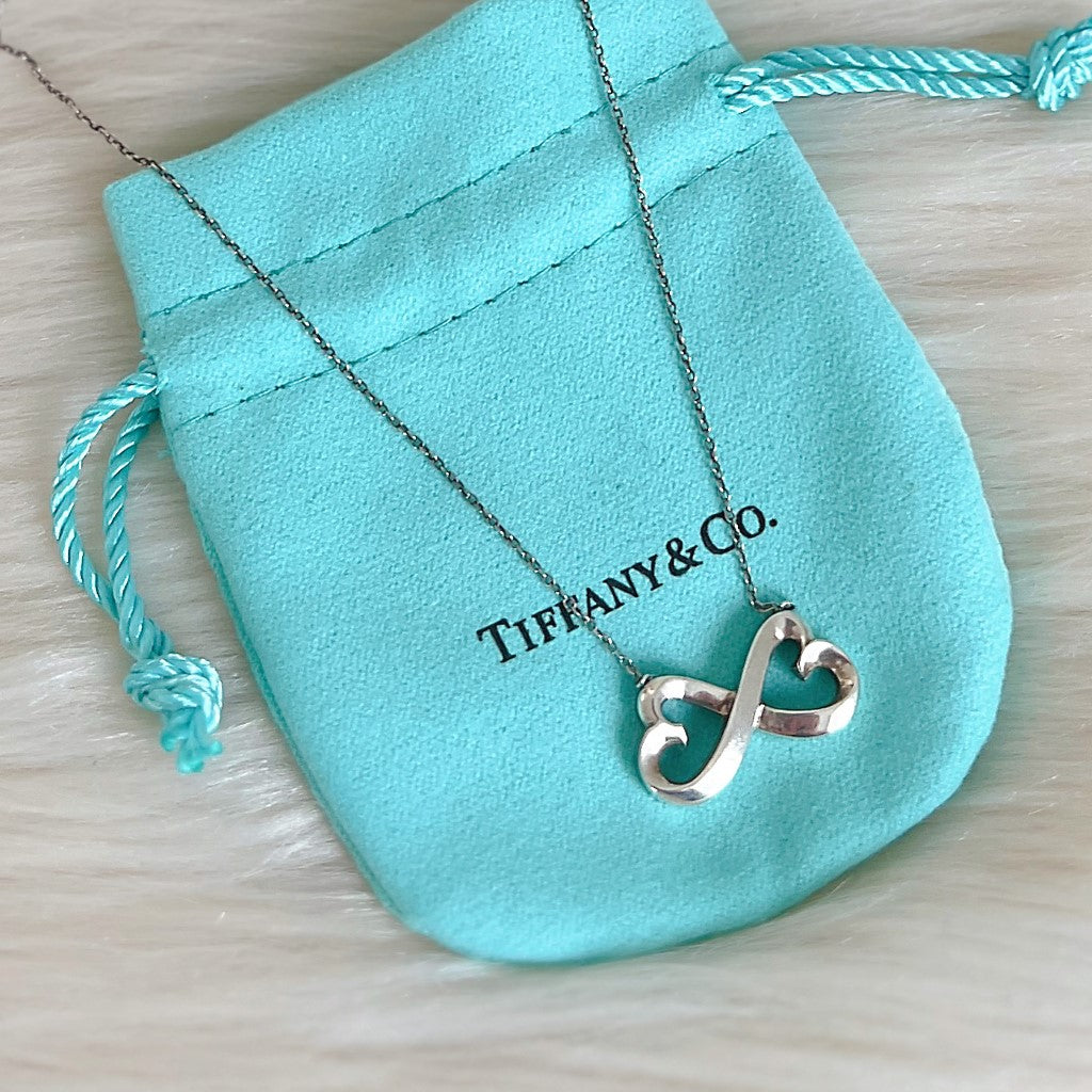 Tiffany & Co. Signature Infinity Silver Necklace