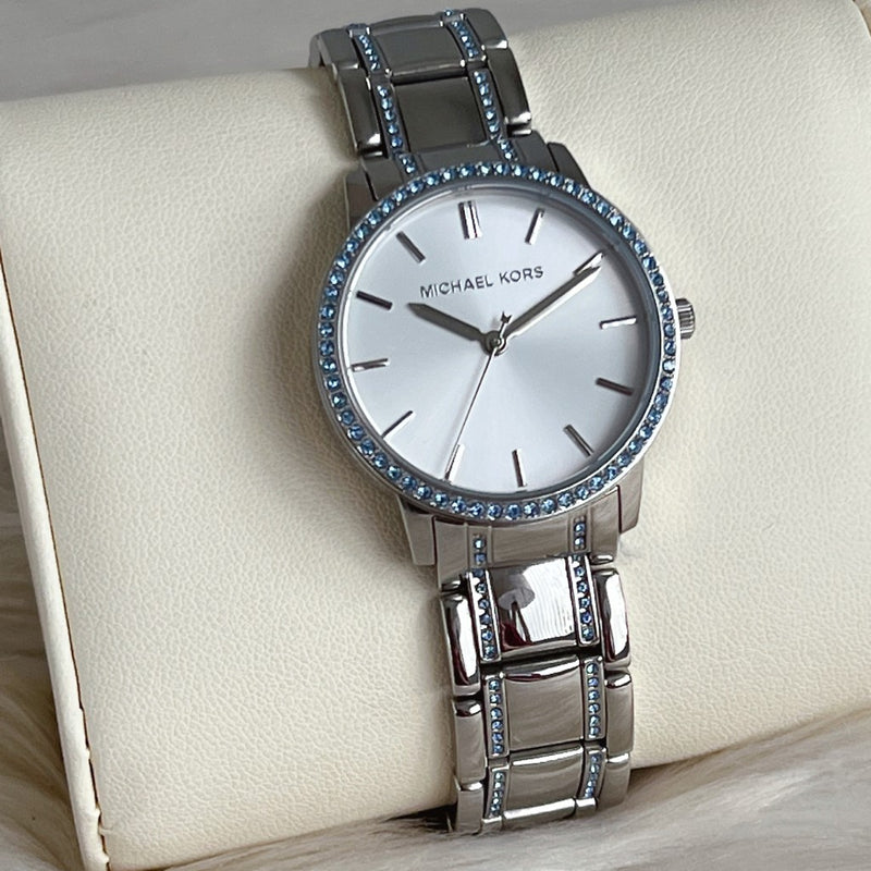Michael Kors Watches Michael Kors Ladies Metals Catlin Silver Watch   Watches from Faith Jewellers UK